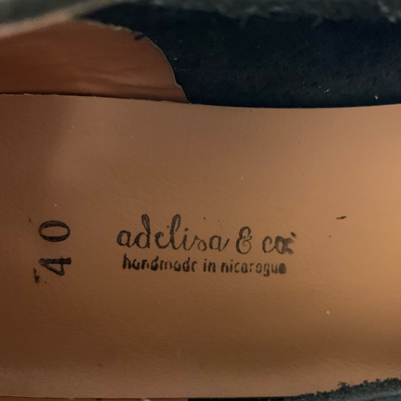 Black Mary Jane Flats with Decorative Cutwork - Picture 3 of 4